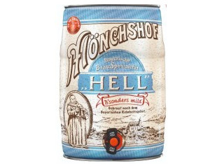 Пиво Мюнхов (Monchshof) HELL Светлый Лагер (4,9%) 5,0лх1 бочка