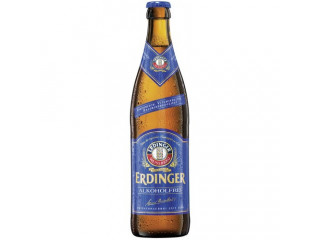 Пиво Эрдингер (Erdinger) Вайсбир Нефильтрованный Безалкогольный Светлый Эль (0,5%) 0,5лх12 бу