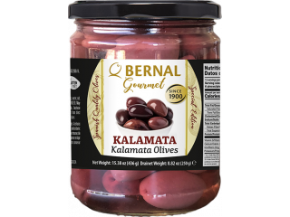 Оливки KALAMATA, с/к, Bernal, стекло, 436 г (250 г)