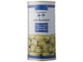 Оливки фарш. анчоусом, Bernal, ж/б, 1440 г (600 г)