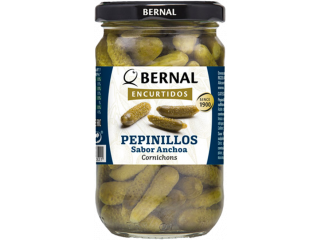 Корнишоны, Bernal, стекло, 300 г (170г)