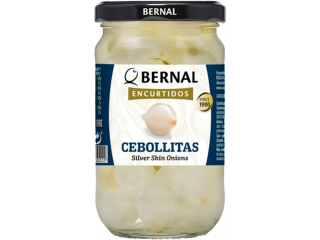 Лук белый репчатый, Bernal, консервированный, 300г (180г)