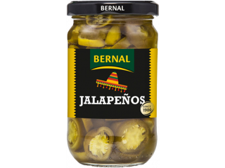 Перчик JALAPENOS, острый, Bernal, 300 г (130 г)